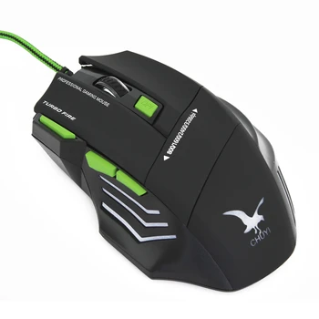 

CHUYI RGB Gaming Mouse 7 Button Ergonomic Wired USB Computer Mouse Gamer Mice Silent Mause 3200DPI Optical Mouse For PC Laptop