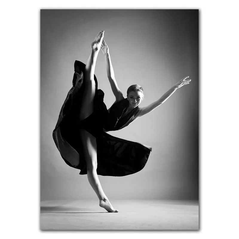 Ballet Dancer Black And White Photography