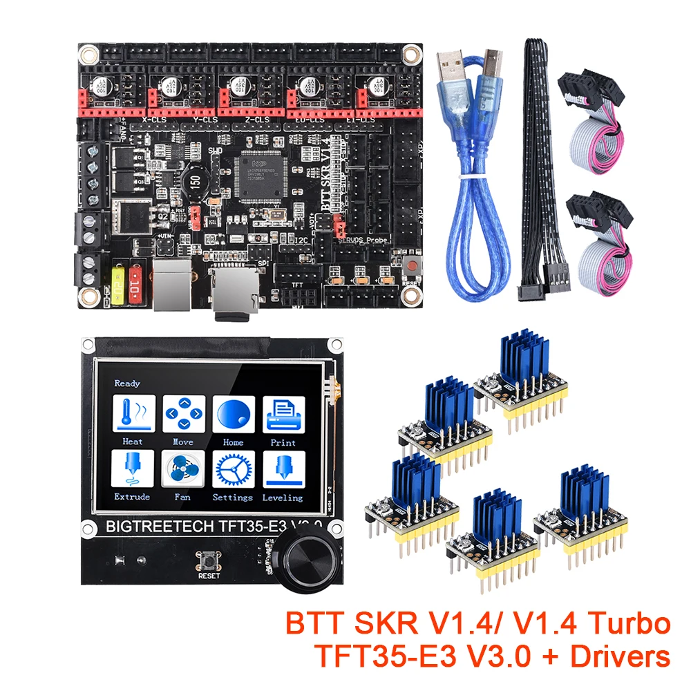 BIGTREETECH СКР V1.4 Turbo TFT35 E3 V3.0 сенсорный Экран 32 бит Управление доска 3D принтеры