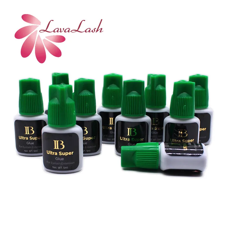 100Bottles IBeauty Ultra Super Glue 5ml Individual Fast Drying Eyelash Extensions Green Cap Lash Glue Wholesale Makeup Tools