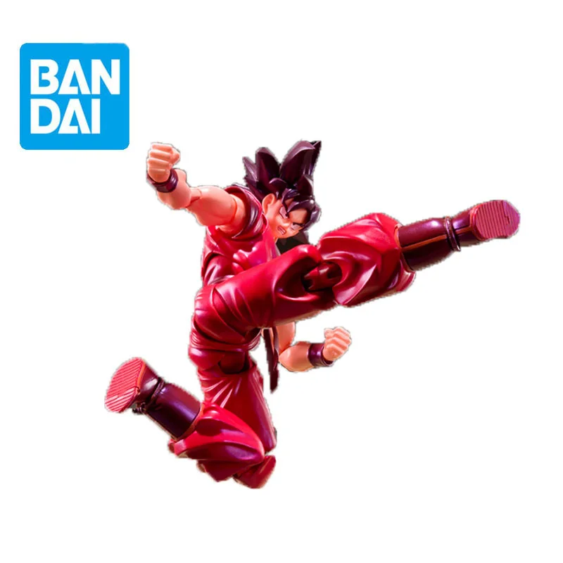 Bandai Genuine SHF Dragon Ball Z Anime Figures Son Goku PVC Action Figure Collections Model Dolls Toys Gifts For Children | Игрушки и