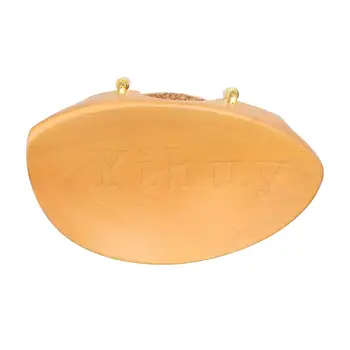 

Yibuy Boxwood Violin Chin Rest Center Mount Over The Tailpiece Wood color