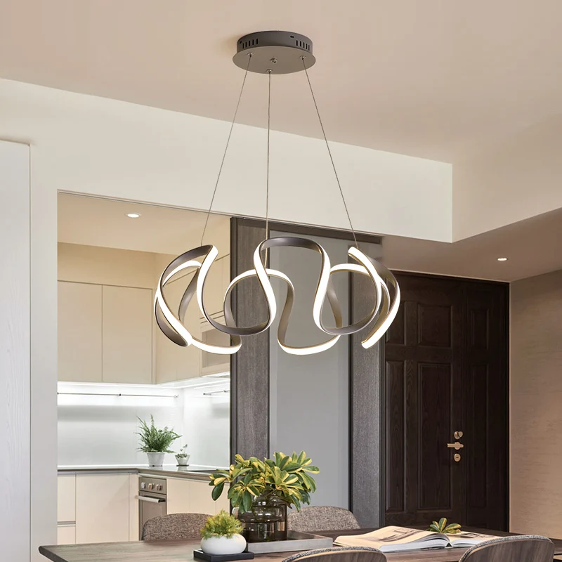 

modern hanging ceiling lamps deco chambre glass bedroom restaurant LED pendant lights luminaire suspendu hanging lamp