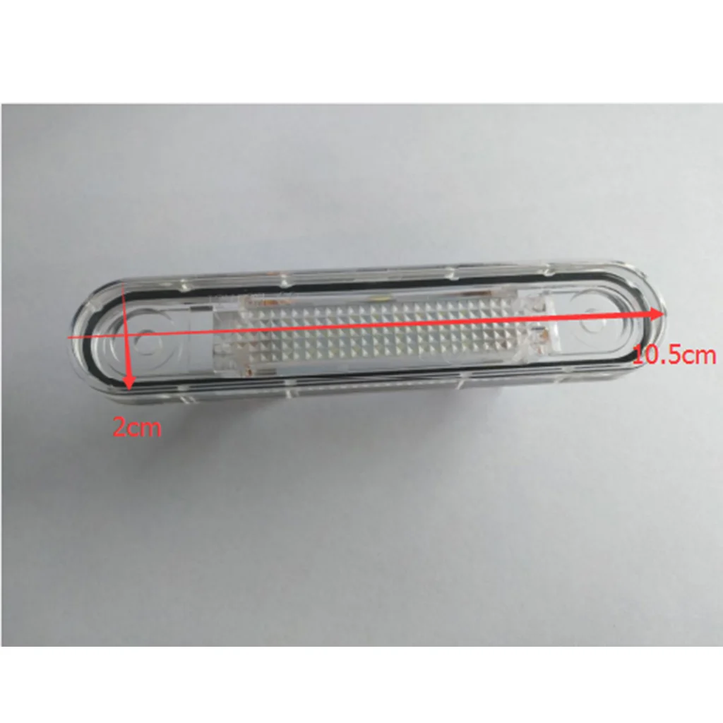 2 Pcs White LED License Plate Light Fit for MERCEDES-Benz E W124 W201/202 Models
