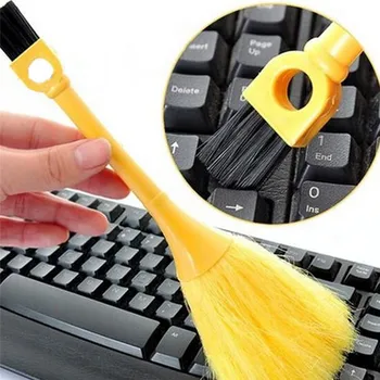 

1pcs Home Computer Keyboard Car Dashboard Duster Broom Cleaning Brush PP