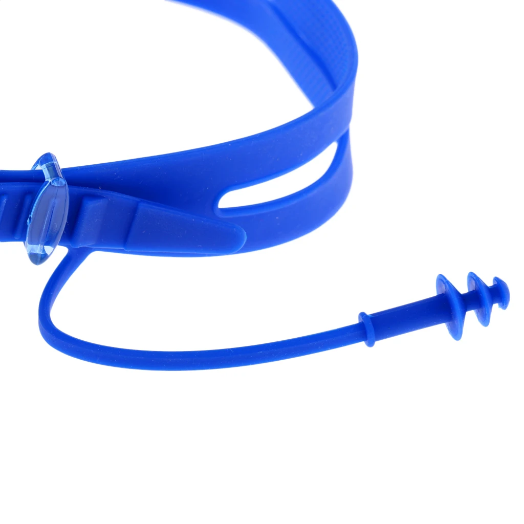 Men Women UV Protection Silicone Strap  Anti Fog Swimming Goggles Glasses with Storage Case & Ear Plugs 