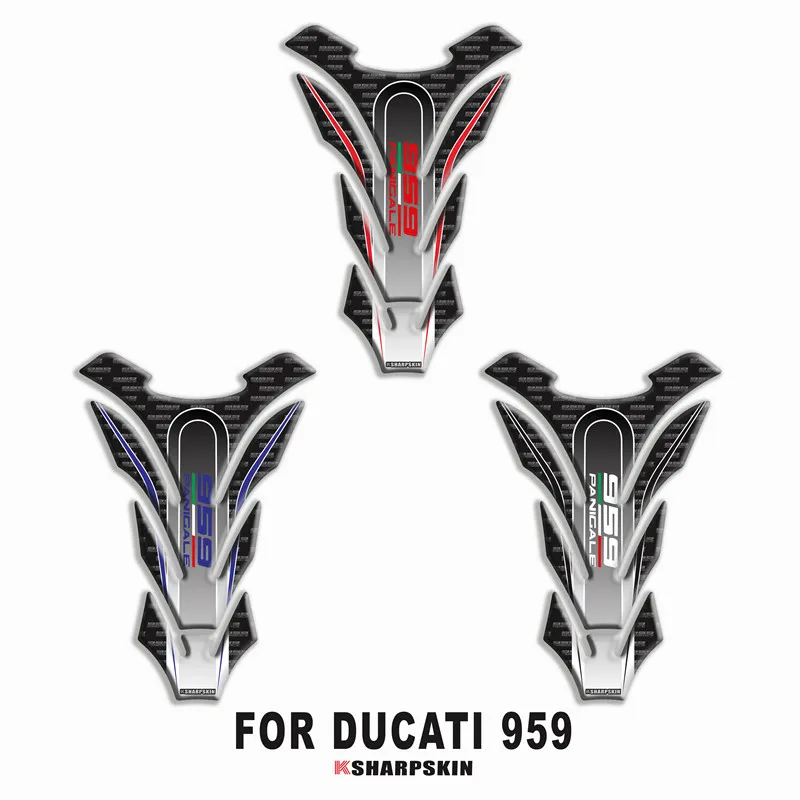 3D fishbone мотоциклетный топливный бак накладка Наклейка Обложка для DUCATI 959 PANIGALE