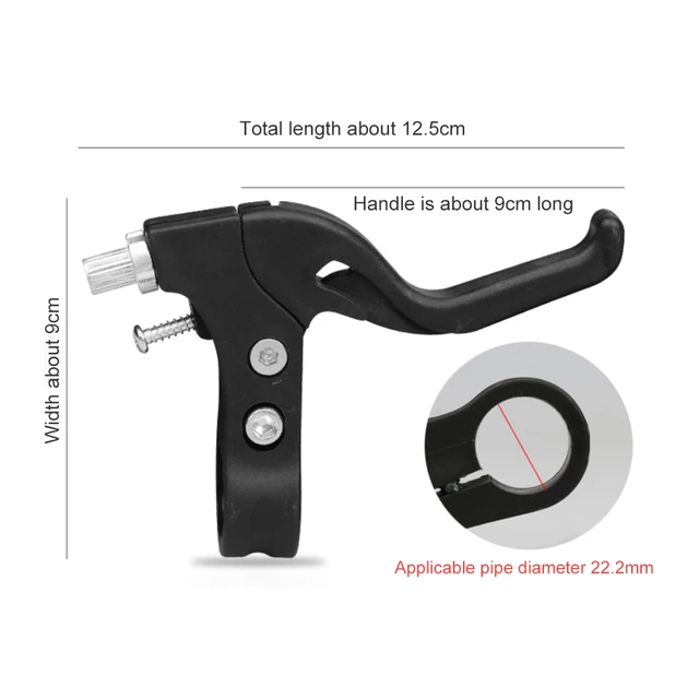 1 Pair Children Kids Bike Bicycle Brake Levers for Boy Girl Bicycl 22mm 7/8 Inch Diameter Handlebar 6