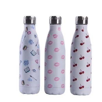 

122-124 LOGO Custom Stainless Steel Bottle For Water Thermos Vacuum Insulated Cup Double-Wall Travel Drinkware Sports Flask