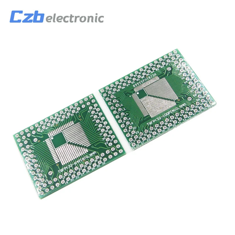 5 шт QFP/TQFP/LQFP/FQFP 32/44/64/80/100 в DIP адаптер PCB плата конвертер|tqfp to dip|qfp dipqfp 64 |