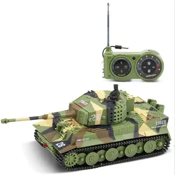 

Great Wall Toys 2117 RC Car 1:72 Radio Control Car 14CH Electric RC Tank Battle with Light Sound RTR Model Toys for Children