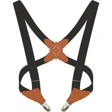 Регулируемый ремень для взрослых, унисекс, для мужчин и женщин, кроссовер, зажим на подтяжках, брюки, ремень на плечо