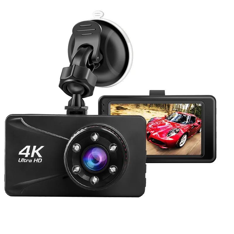 Автомобильный видеорегистратор 4k 3 дюйма 1080P Full HD автомобильная камера ночного