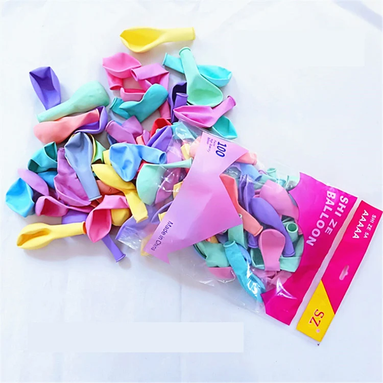 

High Quality 100PCS Pastel Round Balloons 12 Inch Beautiful Birthday Party Inflatable Helium Macaron baloons Arch Decoration