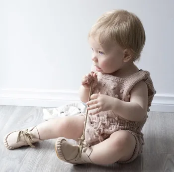 

Baby Girls Knitting Romper Newborn Baby Girl Clothes Fashion Knitted Baby Romper Overalls Spring Bubble Sweater Boys Sleeveless