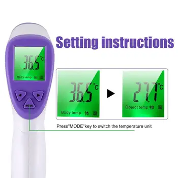 

2020 Handheld Portable Non-Contact Infrared Thermometer High Precision Thermometer Industrial Temperature Meter Tool