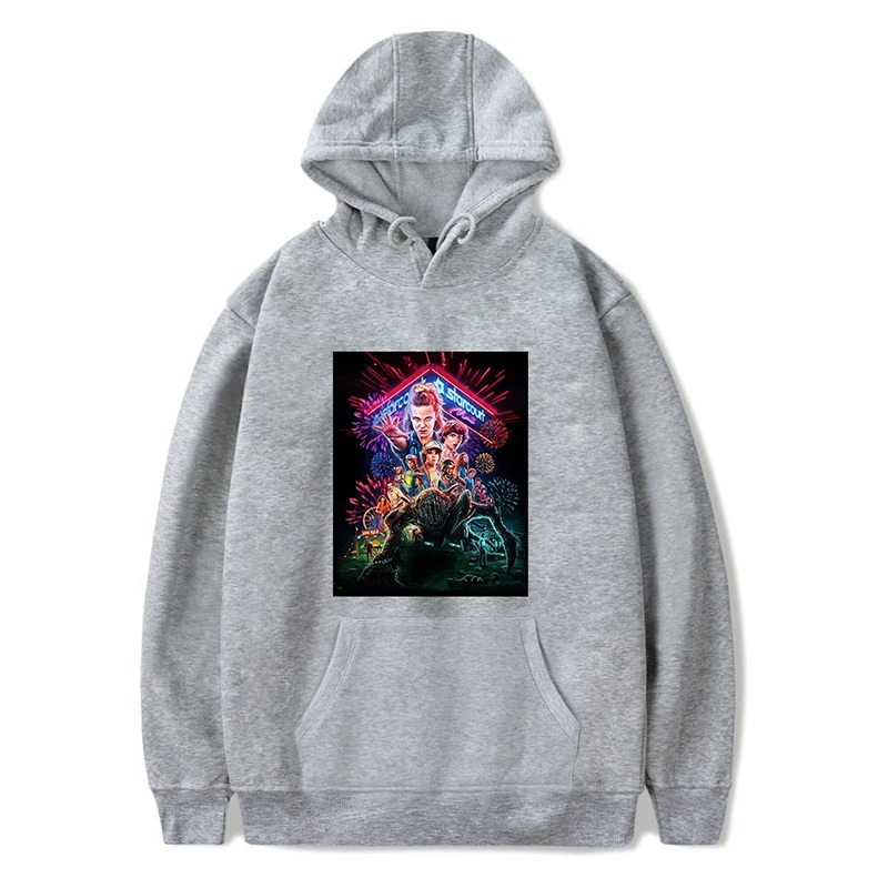 Очень странные дела. Мужские толстовки с капюшоном Polerones Hombre 2019 stenger Things Sweat Homme