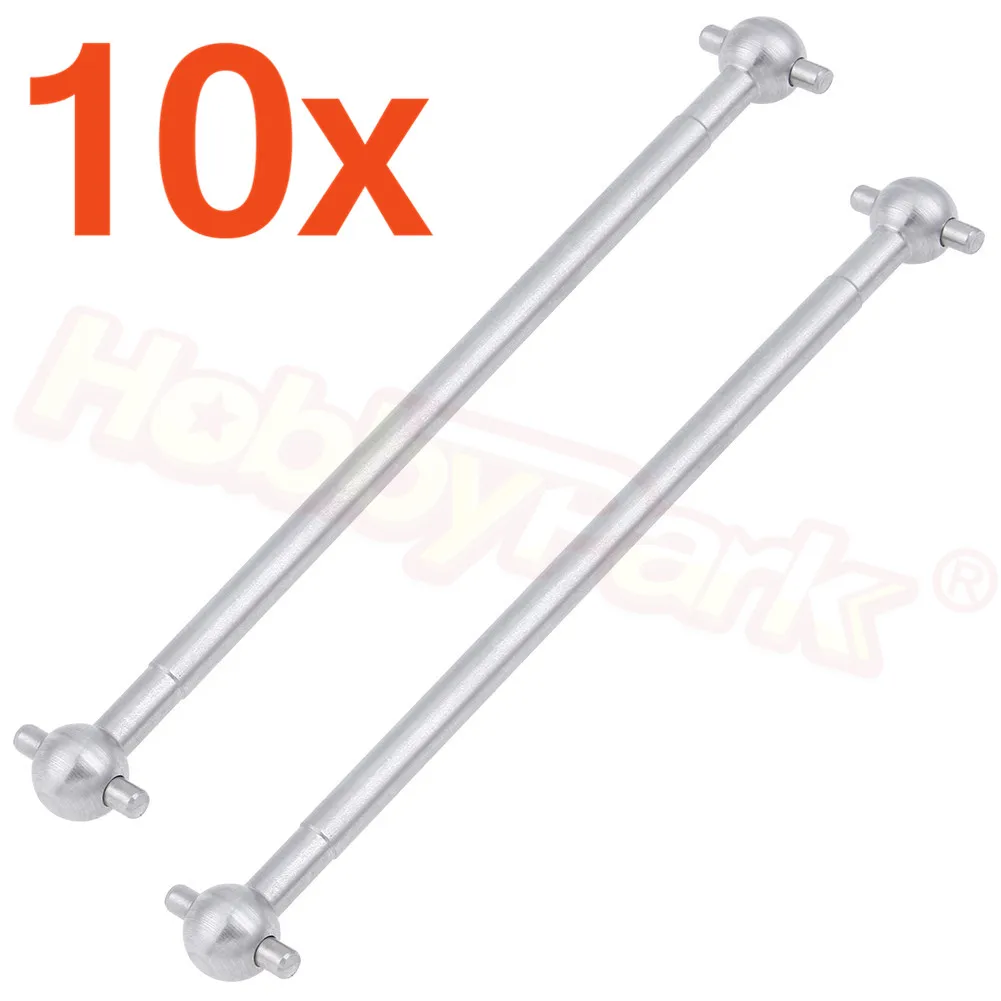 10 пар Стальной Металл Dogbone для RC 1/10 Электрический Himoto E10XT E10XTL Katana Truggy E10MT E10MTL Bowie