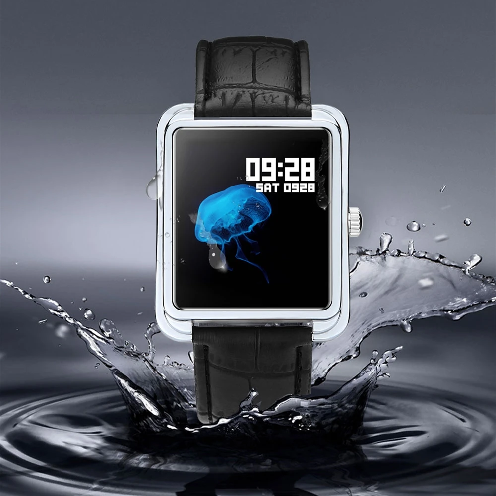 V60S Smart Watch Men Business Style Waterproof Smart Bracelet Blood Pressure Heart Rate Monitor Smart Band iOS Android Watch V60S Smart Watch Men Business Style Waterproof Smart Bracelet Blood Pressure Heart Rate Monitor Smart Band iOS Android Watch