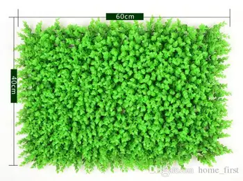 

Environment Atificial Turf Wall Milan Eucalyptus Plastic Proof Lawn 60*40cm Outdoor Ivy Fence Bush Plant Wall Garden Decorations
