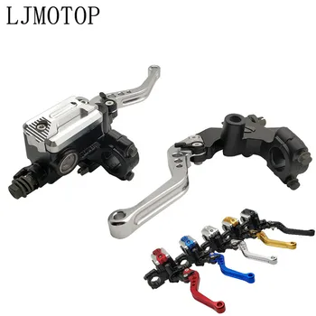 

22mm Motorcycle Brake Clutch Levers Cable Clutch Reservoir For Honda Hornet CB400 CB599 CB600 CBR650F CBF1000 VF750 Accessories