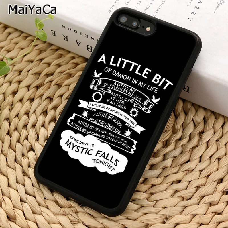 MaiYaCa немного Деймона Дневники вампира чехол для телефона iPhone X XR XS 11 12 Pro MAX 5 6 6S 7 8 Plus