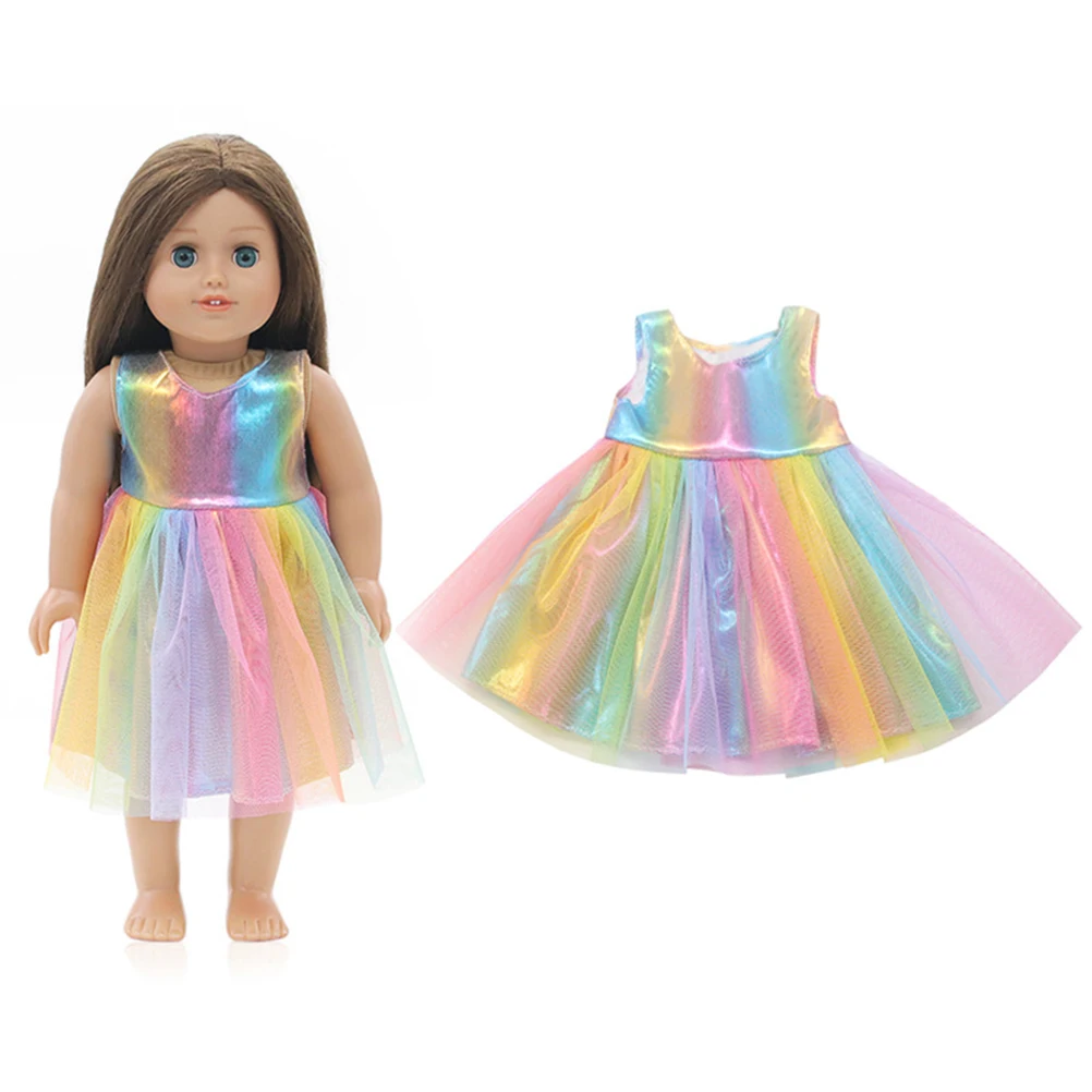 Compra 18 pulgadas, vestido de muñeca ropa trajes accesorios para estadounidense de 18 pulgadas niña tutú de muñeca de 18 pulgadas muñeca lbQKMOKgbLx