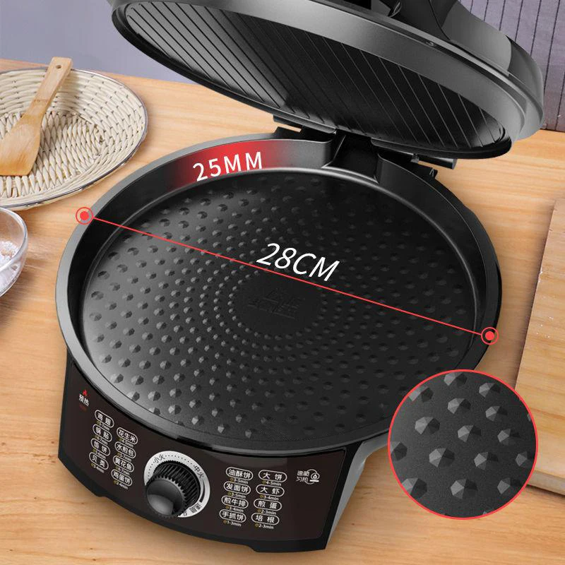 Intelligent Electric Skillets tortilla press Automatic Double-sided Heating crepe maker Pancake machine Pizza sandwich