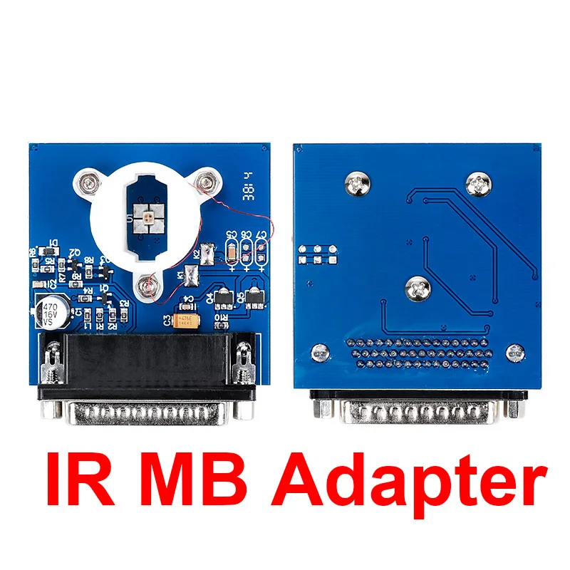 OBD2 лучший Iprog+ программатор поддержка IMMO+ коррекция пробега+ сброс подушки безопасности Iprog Pro до Замена Carprog/Digiprog/Tango - Цвет: IR MB Adapter