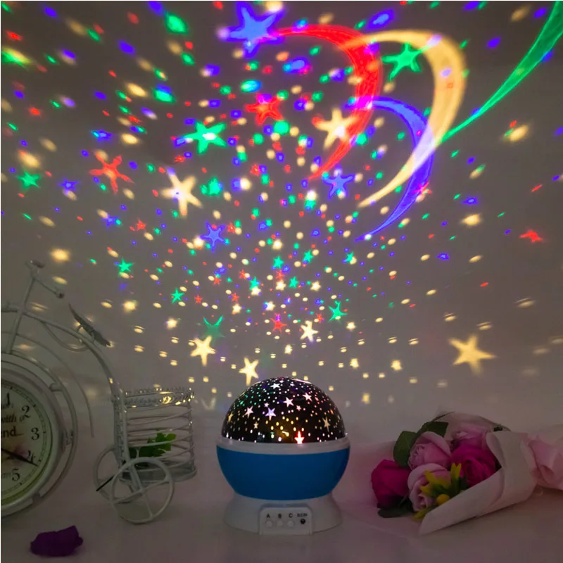 Светится в темноте Новое поступление игрушки светодиодный ночной Светильник светящиеся игрушки Романтический проектор звездного неба USB День рождения Игрушки для девочек