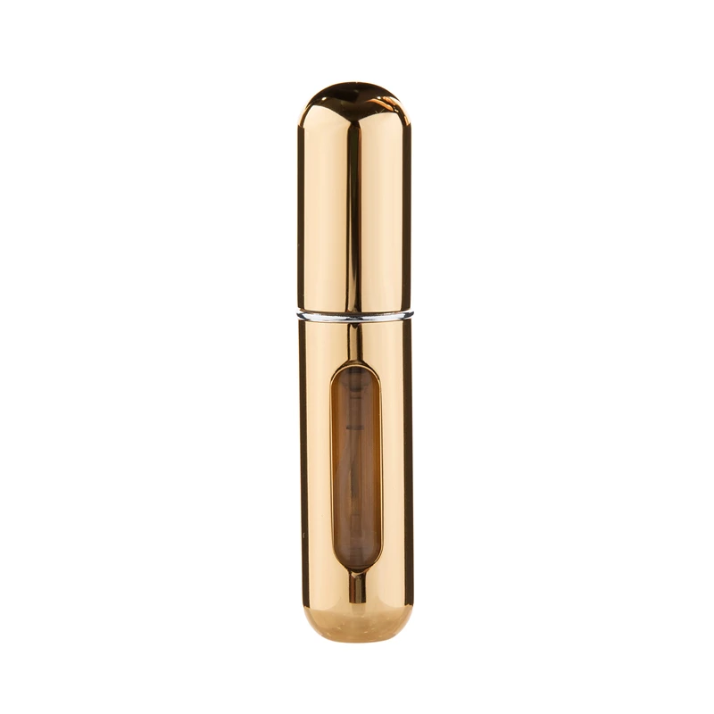 5ml shiny gold 5 мл Путешествия многоразового Conveniet пустой парфюмерные флаконы с распылителем ароматизатор спрей случае parfum безвоздушный насос косметический контейнер - Цвет: 5ml shiny gold