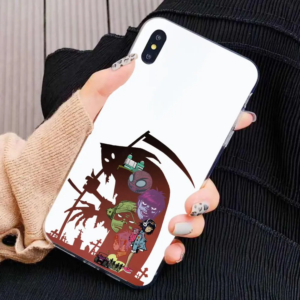 Прочный силиконовый чехол для телефона с рисунком Gorillaz Boat Huawei Honor Y5 2018 2019 8S 9X Pro 20 10