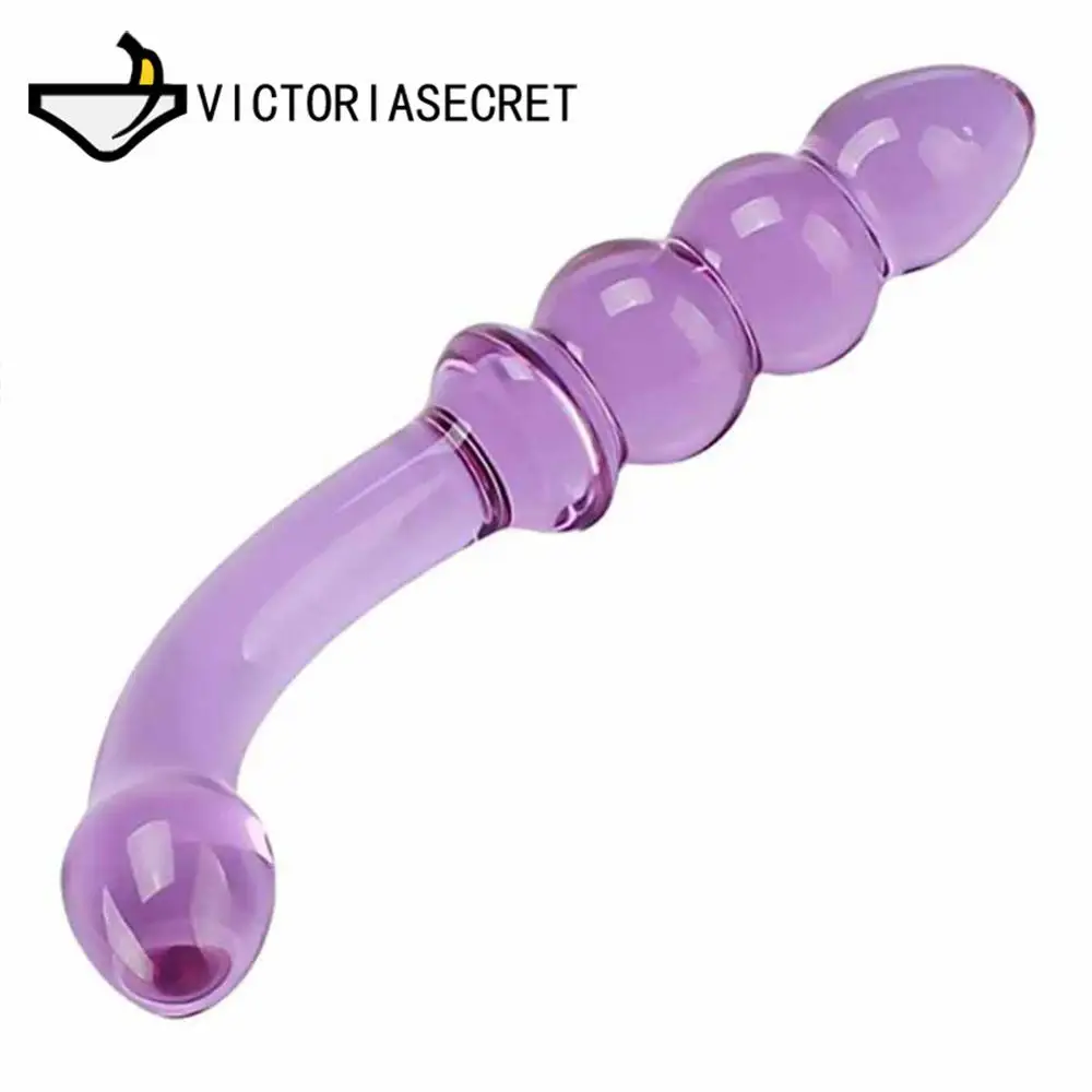Glass Dildo Fake Penis Crystal Anal Beads Butt Plug Adult intimate Toys Female Masturbation Toys Dick For Women fake penis