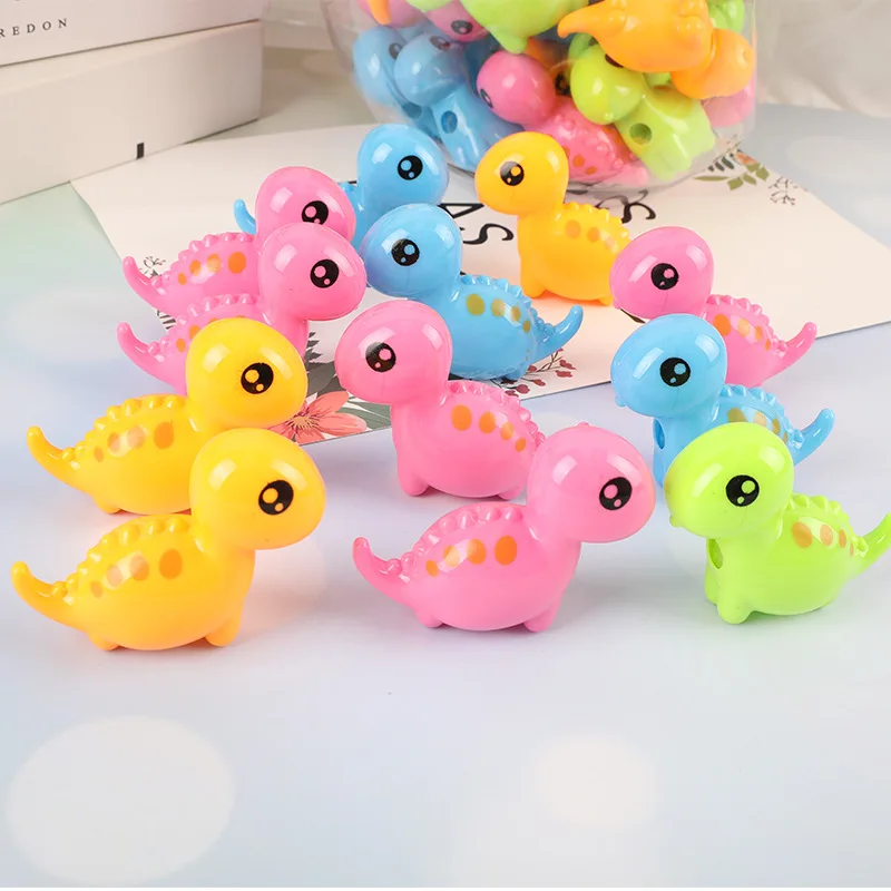 1 шт. Милая Мини точилка для карандашей с двумя отверстиями в виде животных и