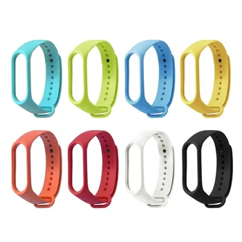 

TPE Solid Color Wristband Wrist Strap Bracelet With Secure Faster Smart Accessories for Xiaomi Band 3 Bracelet Replacement Hot