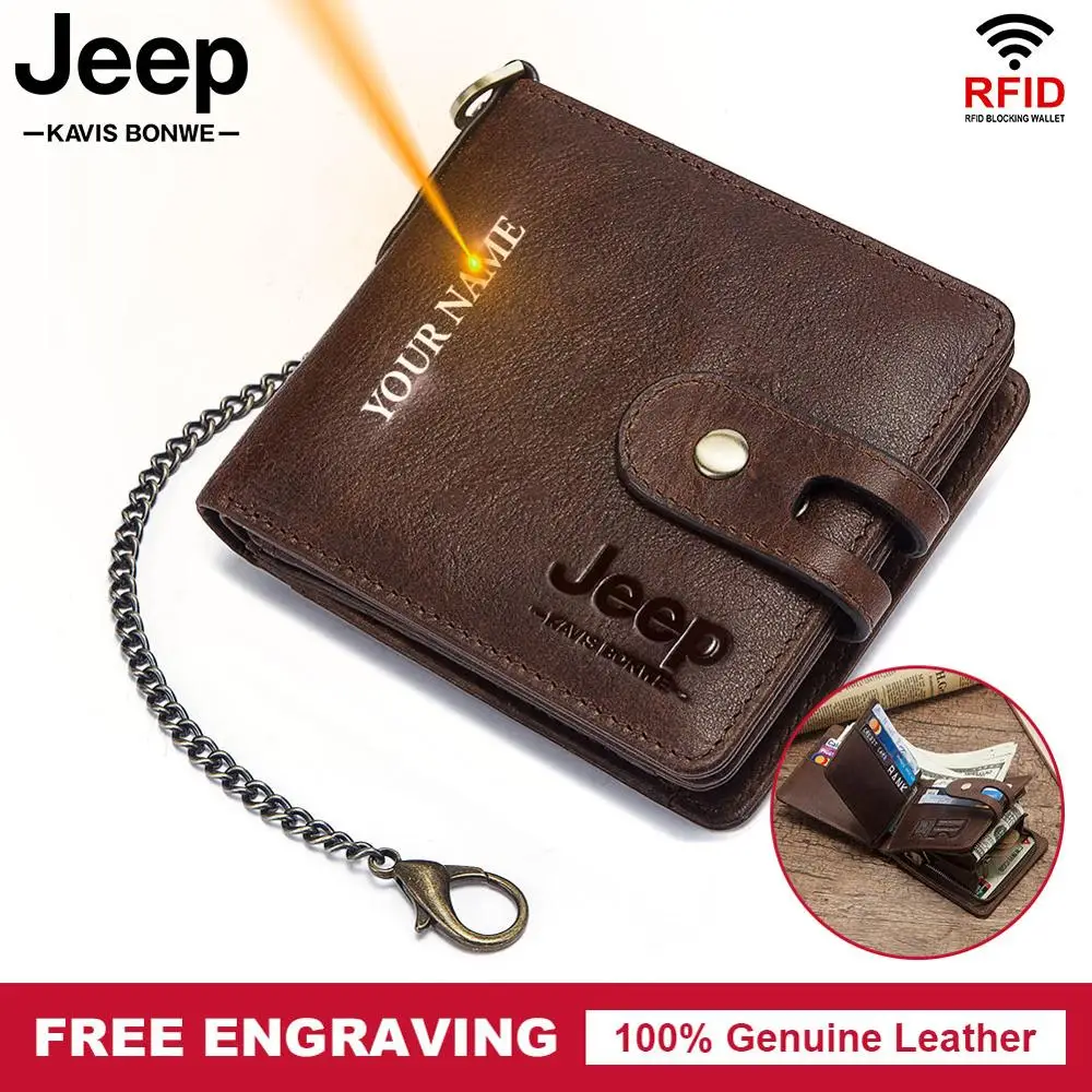 

Name Engrave Men's Vintage Wallets with Coin Pocket RFID High Quality Card Holder Short Wallet Large Capacity Brand Man Purse