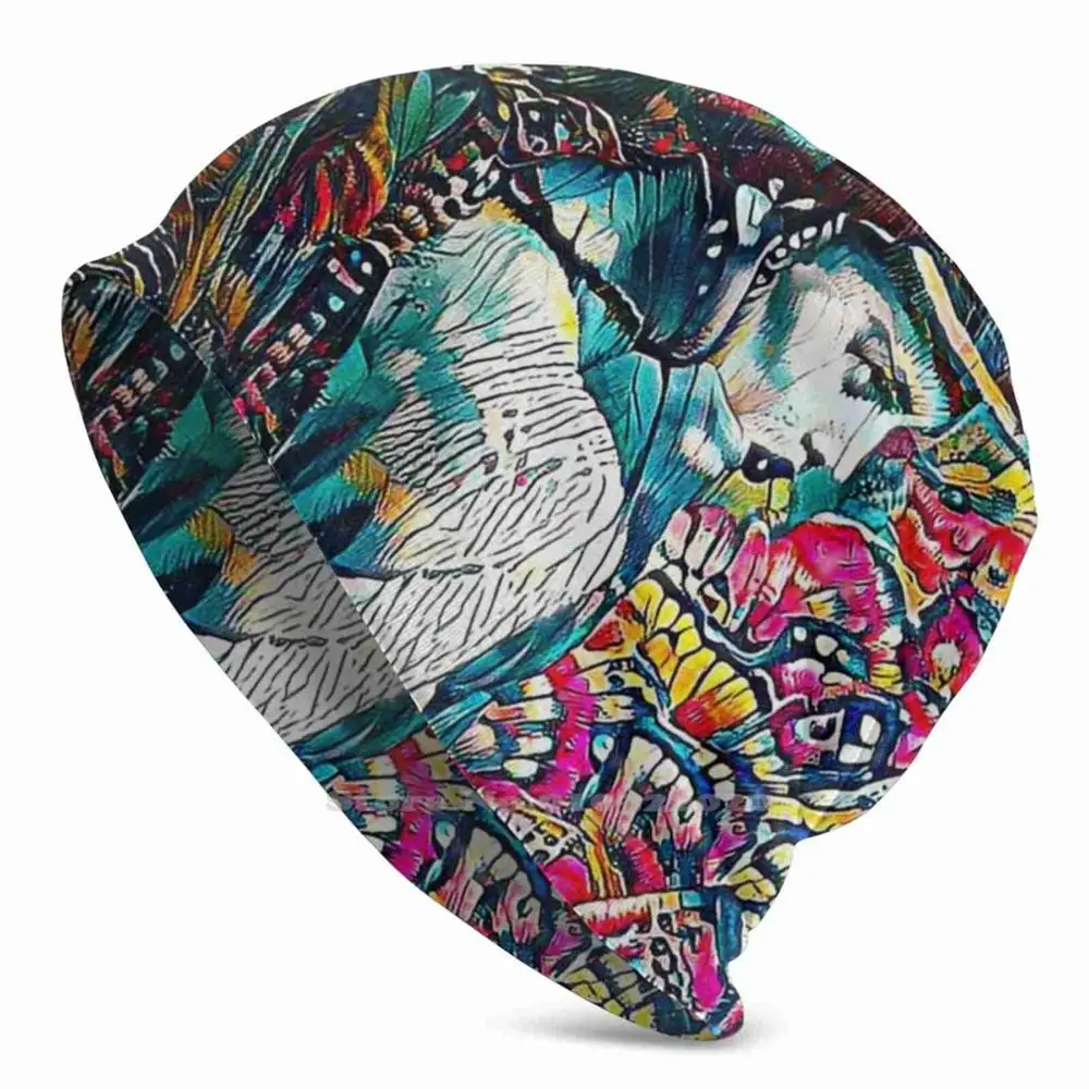 Princess Unisex Skullies & Berretti Antivento Hedging Cap Femme Fatale Womens Womens Wonder Blue Skin Colorful