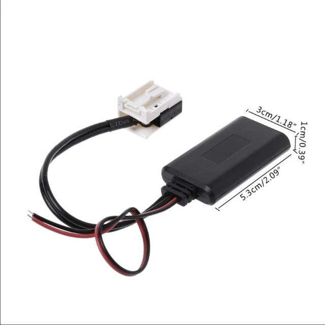 Car AUX Audio Cable Adaptor Bluetooth +MIC for Citroen C2 C3 C4 C5