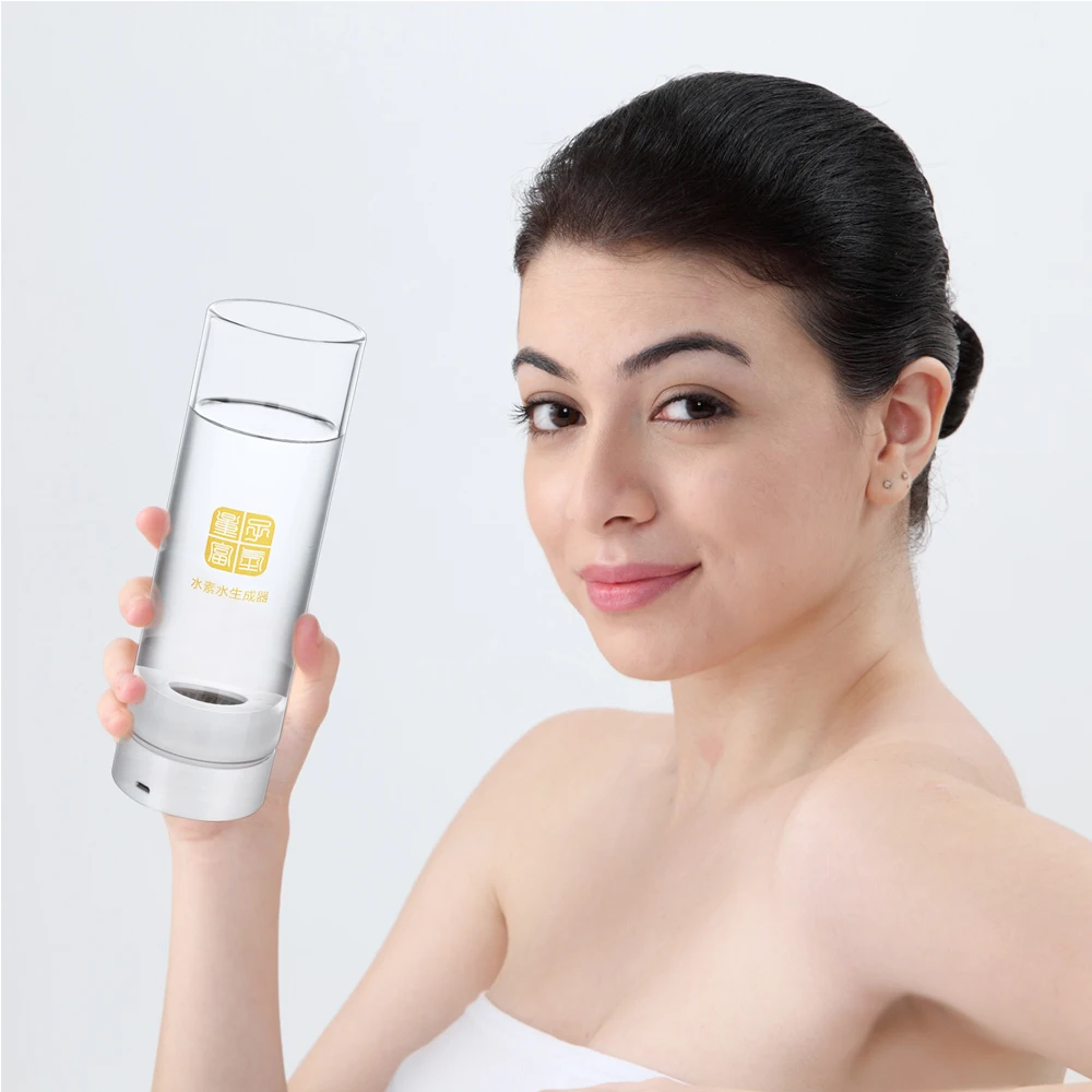 Генератор H2 обогащенный водородом ионизатор электролиз стеклянная бутылка для