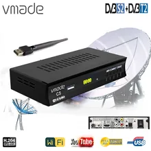 Nuevo DVB T2 S2 combo receptor HD Digital terrestre Set de Top Box satelital con DVB-T/T2 y H.264 MPEG-4/2