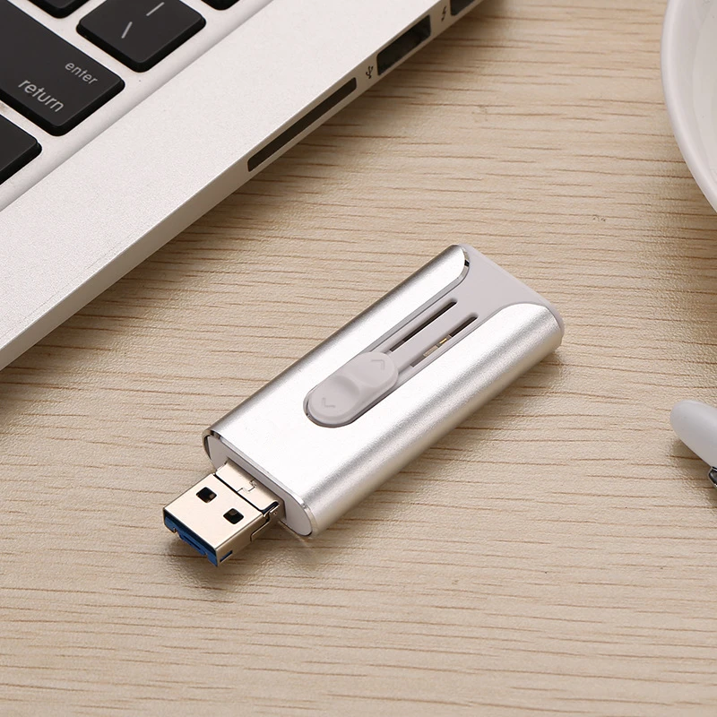 USB флеш-накопитель 16 ГБ 32 ГБ 64 Гб 128 ГБ 256 ГБ флеш-накопитель USB 3,0 карта памяти OTG для телефонов iphone iOS Android