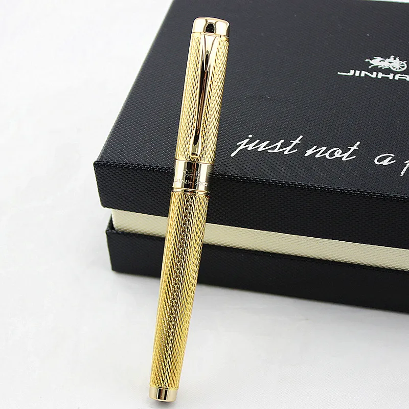 Jinhao серия Century целлулоидная перьевая ручка с золотым узором отлично подходит для