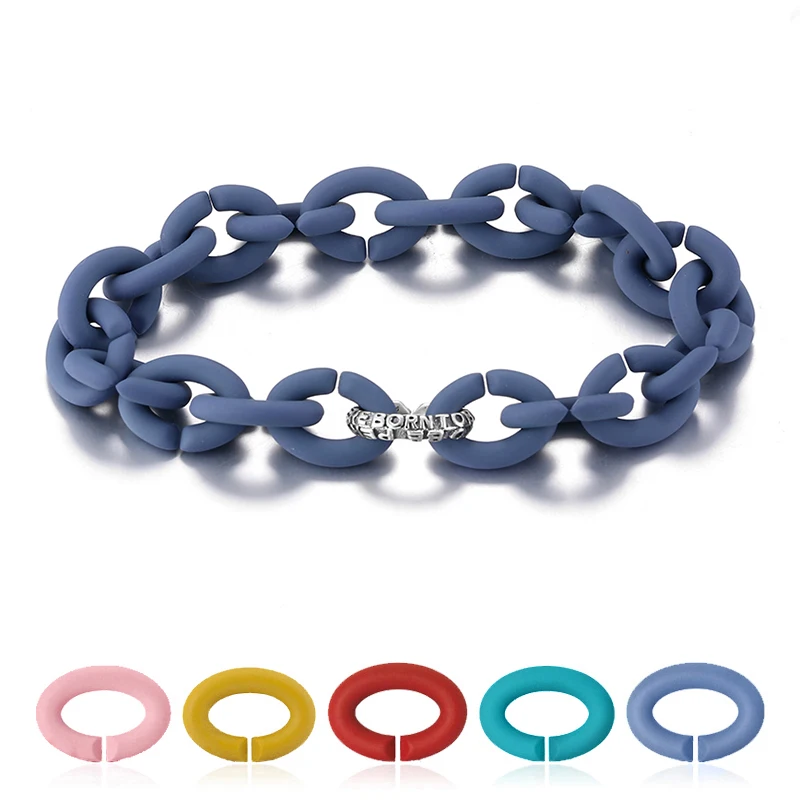 Горячие DIY подарки серебряные буквы Круглый браслет из бисера жесткий резиновый X