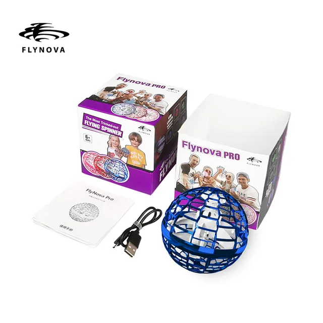 Flynova Pro Flying Spinner Ball Ufo Boomerang Soaring Flying Orb Ball Toys Flyorb Boomerang Spinner Drone Stress Release Toys 6