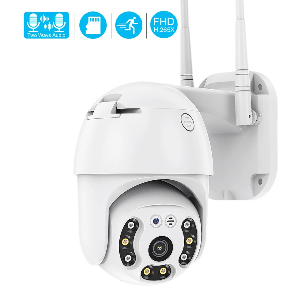 Wifi уличная купольная камера digicam 1080P H.265 1920x1080 resulution CCTV камера детский душ Мини ptz ip камера макс 128 ГБ Onvif
