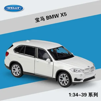

1:36 WELLY BMWSUV X5 Metal Diecast Model Vehicles Alloy Model Car For Collectibles Child's gift With Retail box