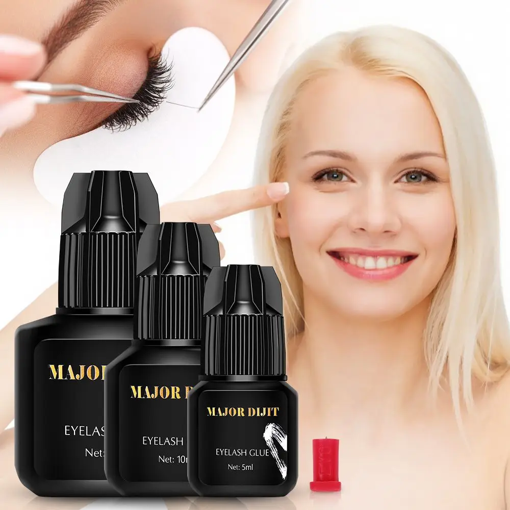 5/10/15ML New Eyelash Extension Glue Fast Drying Eyelashes Professional Lash Black Adhesive Retention Long Lasting | Красота и