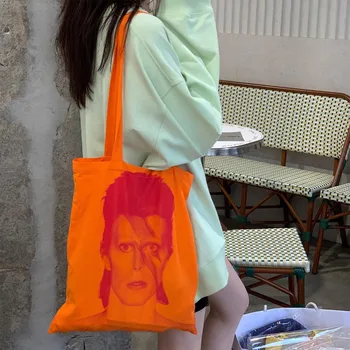 

vcruan AXI Brother Rock Undead Double-Sided May Back Canvas Tote Bag Simple Mass Environmental Protection Shopping Bag