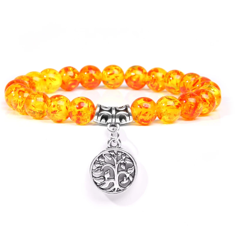 Женский браслет Лотос, очаровательный браслет с Ambers, бусины, браслеты для мужчин, женский браслет для молитва йоги, ювелирные изделия, буддийский подарок - Окраска металла: Чистый золотой цвет
