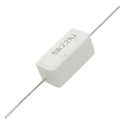 22 R Ом 5% 5 Вт ватт керамический цементный резистор x10 шт